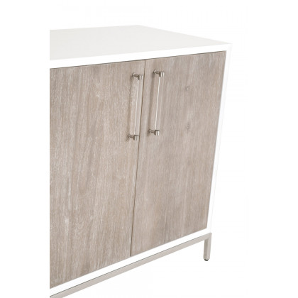 Essentials - Traditions Nouveau Media Sideboard in Natural Gray