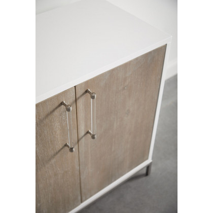 Essentials - Traditions Nouveau Media Sideboard in Natural Gray