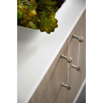 Essentials - Traditions Nouveau Media Sideboard in Natural Gray