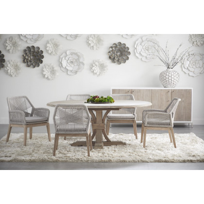 Essentials - Traditions Nouveau Media Sideboard in Natural Gray