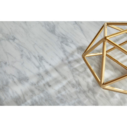 Essentials - Traditions Carrera Round Nesting Accent Table in Brushed Gold