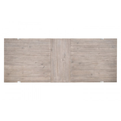 Essentials - Traditions Gage Extension Dining Table in Natural Gray