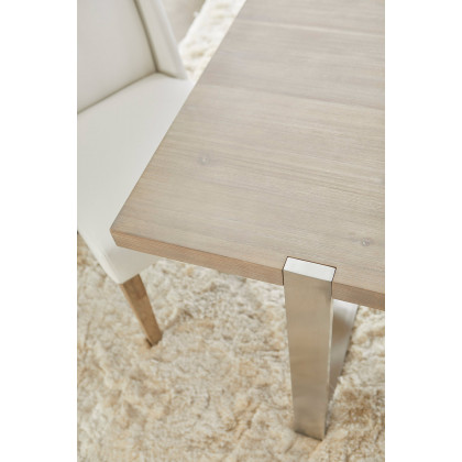 Essentials - Traditions Gage Extension Dining Table in Natural Gray