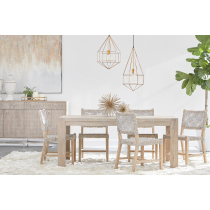 Essentials Traditions Adler Extension Dining Table - Natural Gray