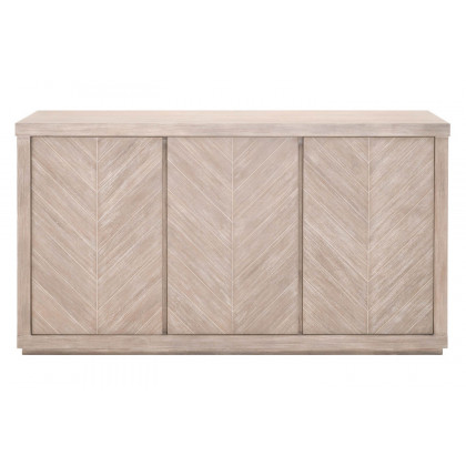 Essentials - Traditions Adler Media Sideboard in Natural Gray