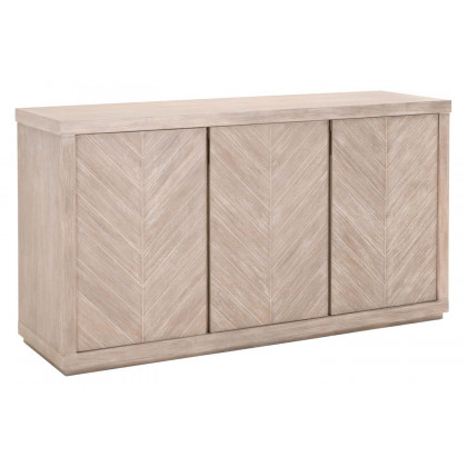 Essentials - Traditions Adler Media Sideboard in Natural Gray