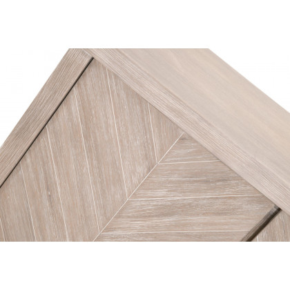Essentials - Traditions Adler Media Sideboard in Natural Gray