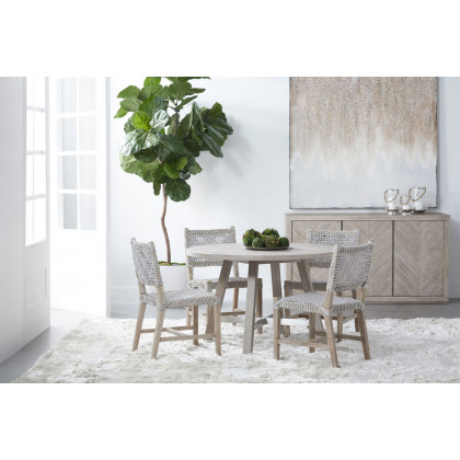 Essentials - Traditions Adler Media Sideboard in Natural Gray