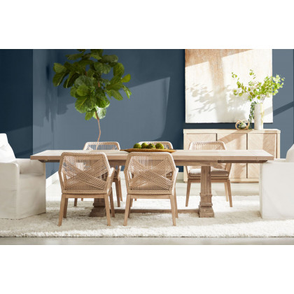 Essentials - Traditions Adler Media Sideboard in Natural Gray