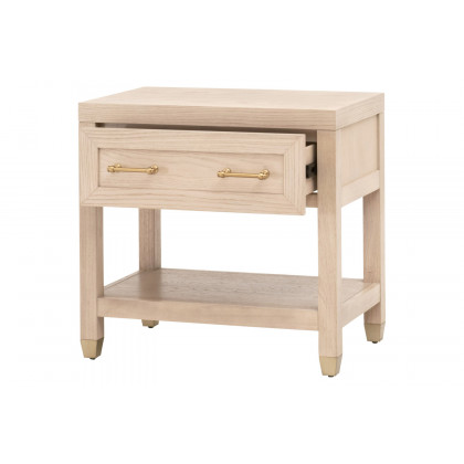 Essentials Traditions Stella 1-Drawer Nightstand - Light Honey Oak