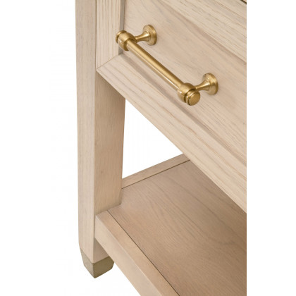 Essentials Traditions Stella 1-Drawer Nightstand - Light Honey Oak
