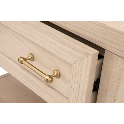 Essentials Traditions Stella 1-Drawer Nightstand - Light Honey Oak