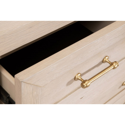 Essentials Stella 5-Drawer High Chest - Light Honey Oak