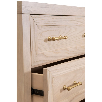 Essentials Traditions Stella 6-Drawer Double Dresser - Light Honey Oak