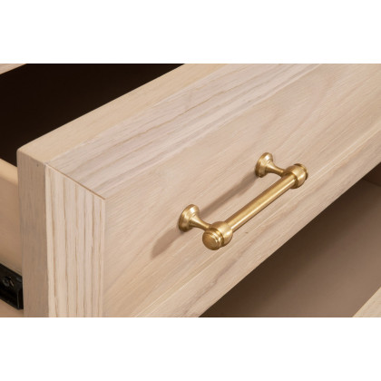 Essentials Traditions Stella 6-Drawer Double Dresser - Light Honey Oak