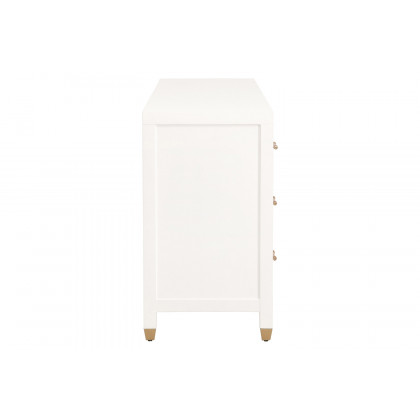 Essentials Traditions Stella 6-Drawer Double Dresser - Matte White