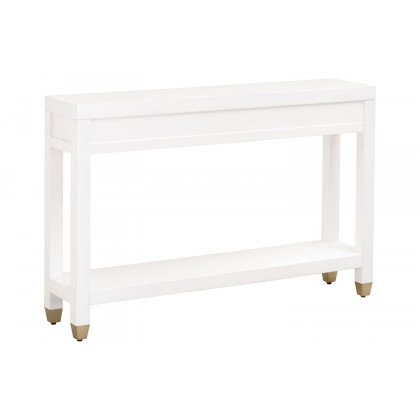 Essentials Traditions Stella Narrow Console Table - Matte White
