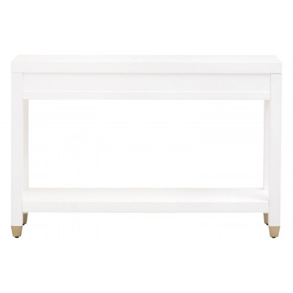 Essentials Traditions Stella Narrow Console Table - Matte White