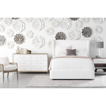 Essentials - Traditions Wrenn 6-Drawer Double Dresser in Natural Gray