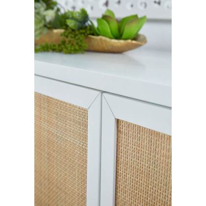 Essentials Traditions Holland Media Sideboard - Matte White