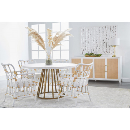 Essentials Traditions Holland Media Sideboard - Matte White