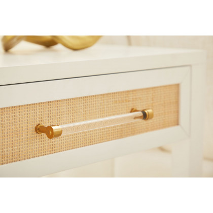 Essentials Traditions Holland 1-Drawer Side Table - Matte White