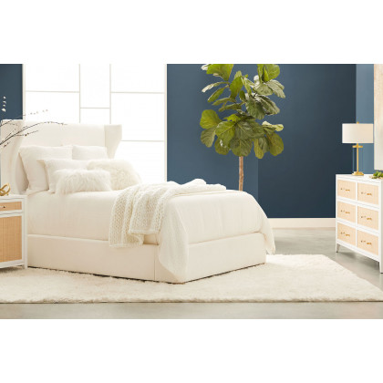 Essentials Traditions Holland 6-Drawer Double Dresser - Matte White