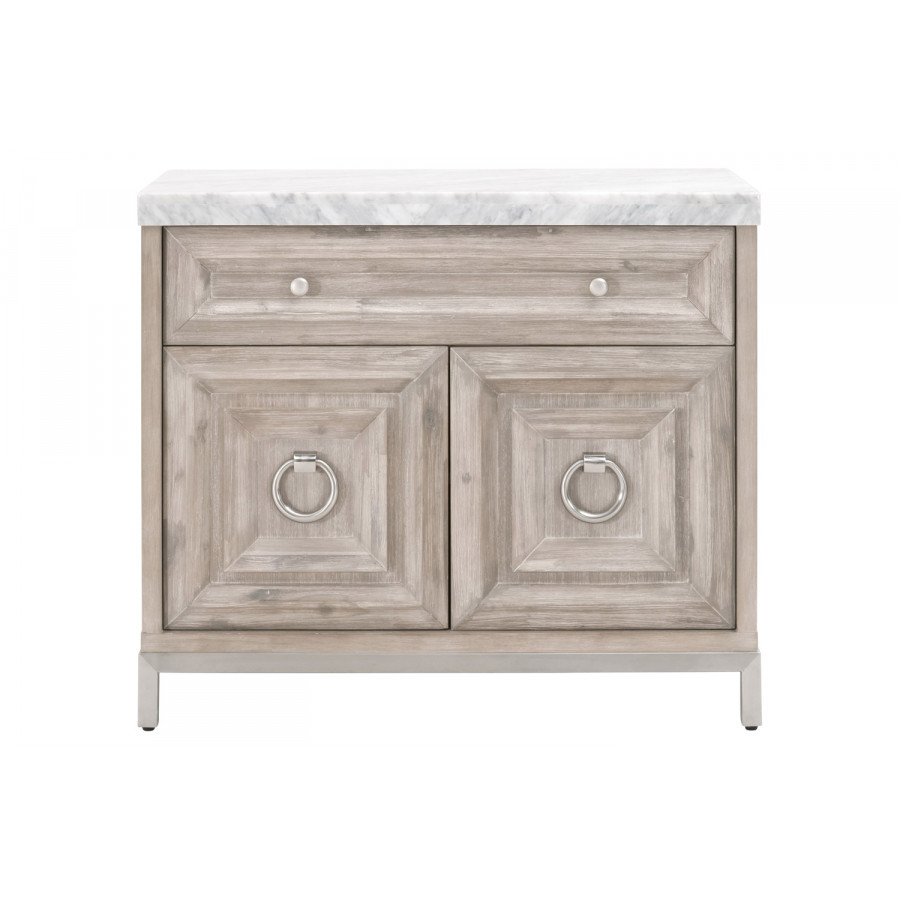Essentials Azure Carrera Media Chest - Natural Gray