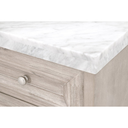 Essentials Azure Carrera Media Chest - Natural Gray