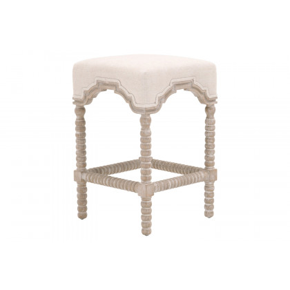 Essentials Rue Counter Stool - Bisque French Linen