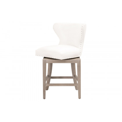 Essentials Milton Swivel Counter Stool - LiveSmart Peyton