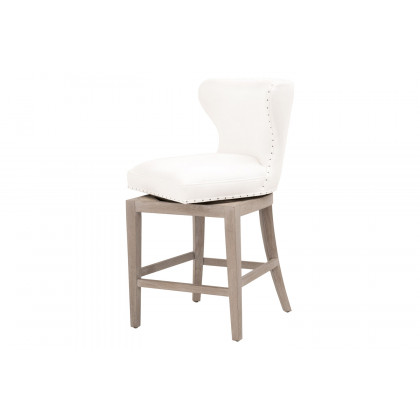 Essentials Milton Swivel Counter Stool - LiveSmart Peyton