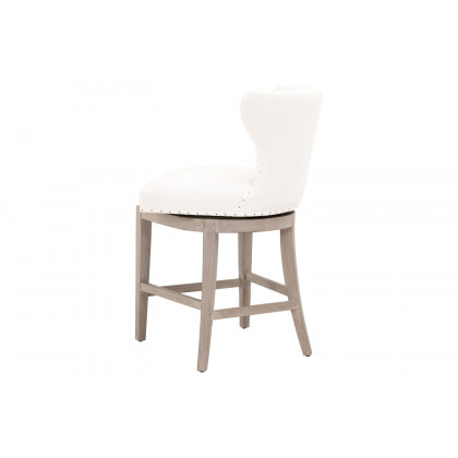 Essentials Milton Swivel Counter Stool - LiveSmart Peyton