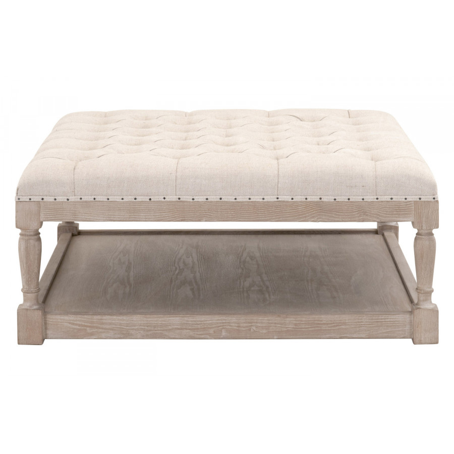 Essentials - Townsend Tufted Upholstered Coffee Table