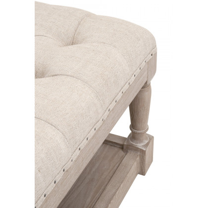 Essentials Townsend Tufted Upholstered Coffee Table - Bisque