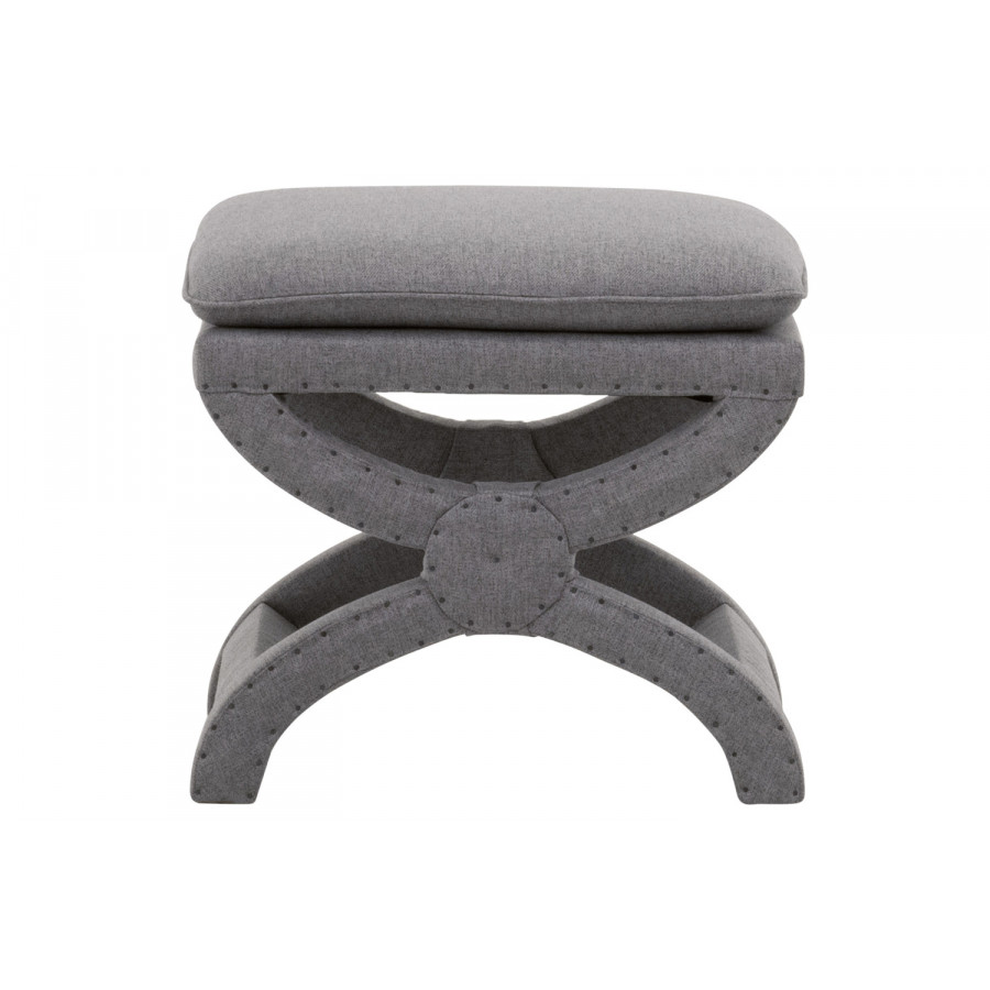 Essentials Gaston Ottoman - Earl Gray