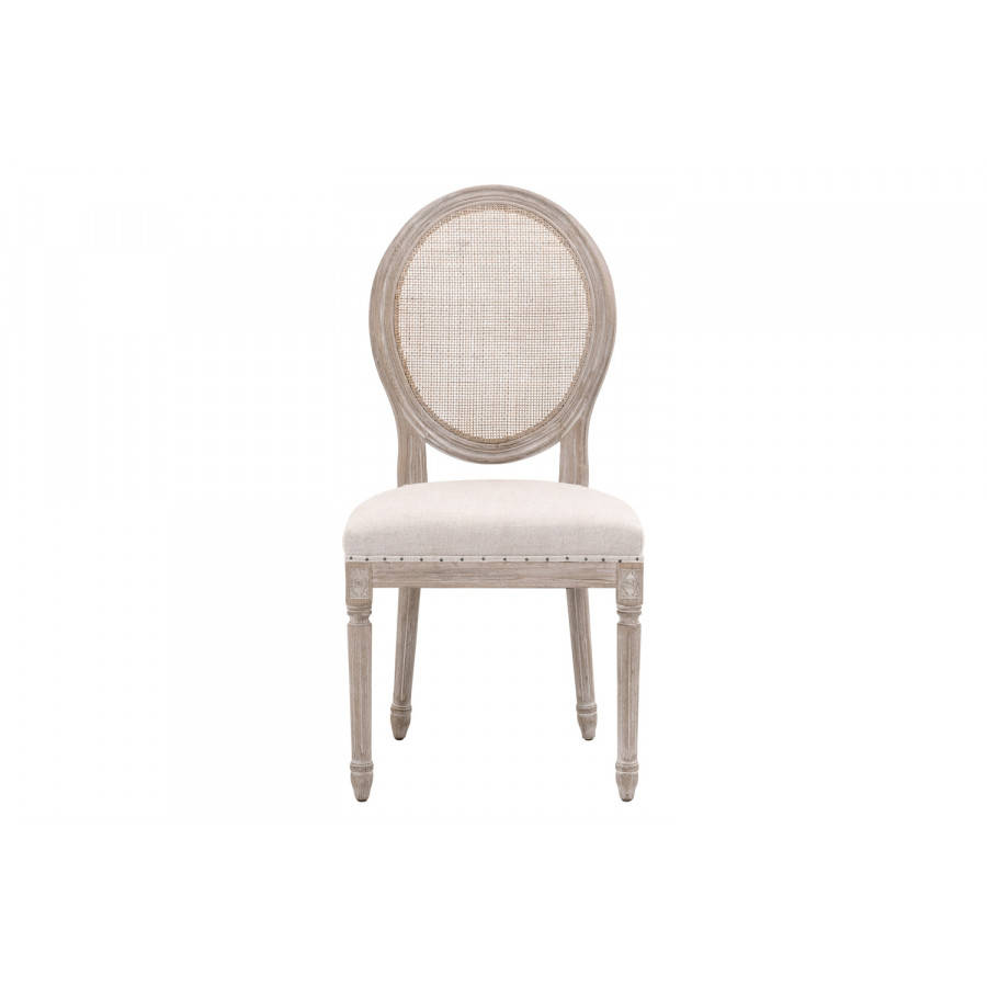 Essentials - Oliver Dining Chair, Set of 2 in Natural Gray Ash Bisque