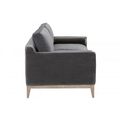 Essentials Parker 86" Post Modern Sofa - Dark Dove Velvet