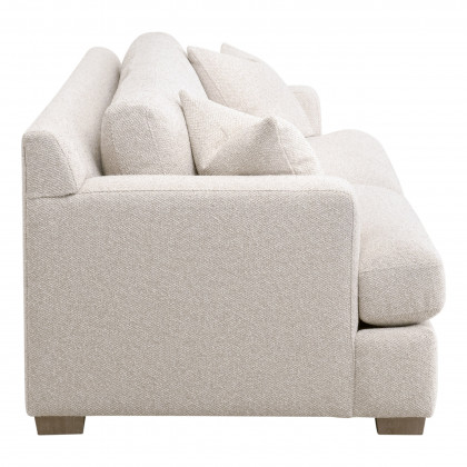 Essentials Dean 92" California Casual Sofa - LiveSmart Gellar-Linen, Natural Gray Oak