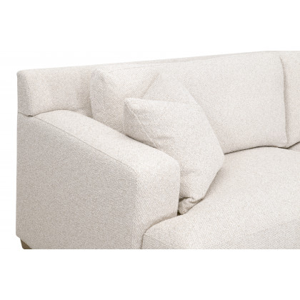 Essentials Dean 92" California Casual Sofa - LiveSmart Gellar-Linen, Natural Gray Oak