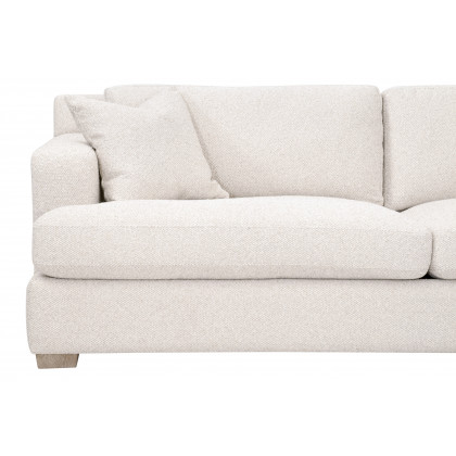 Essentials Dean 92" California Casual Sofa - LiveSmart Gellar-Linen, Natural Gray Oak