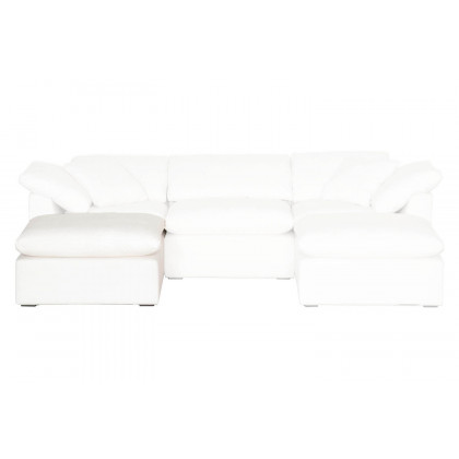 Essentials Sky Modular Ottoman - Peyton Pearl