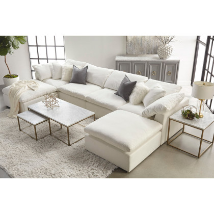 Essentials Sky Modular Armless Chair - Peyton Pearl