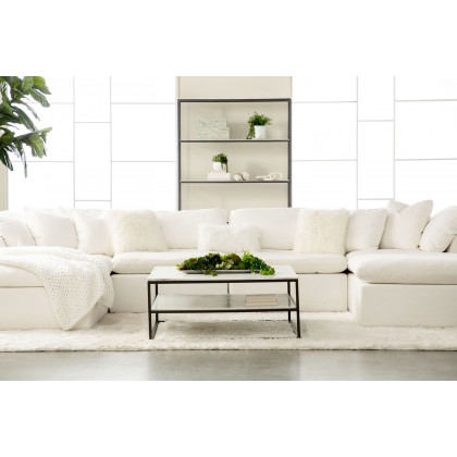 Essentials Sky Modular Armless Chair - Peyton Pearl