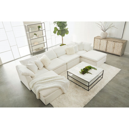 Essentials Sky Modular Armless Chair - Peyton Pearl