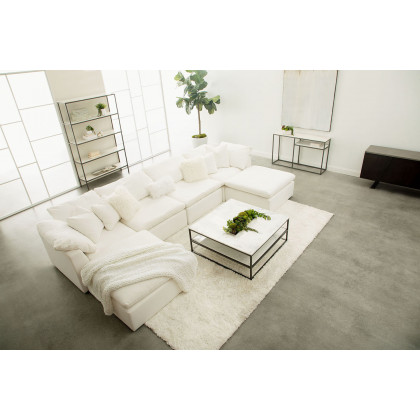Essentials Sky Modular Armless Chair - Peyton Pearl