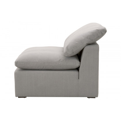 Essentials Sky Modular Armless Chair - Peyton Slate