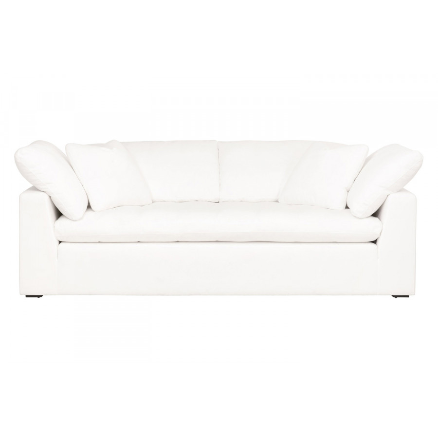 Essentials Sky 96" Sofa - LiveSmart Peyton Pearl Espresso