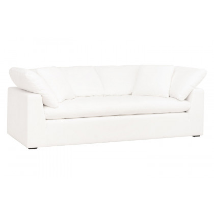 Essentials Sky 96" Sofa - LiveSmart Peyton Pearl Espresso
