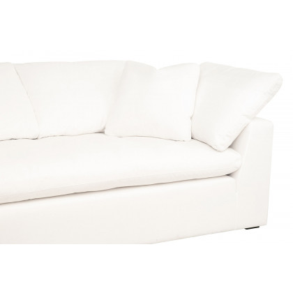 Essentials Sky 96" Sofa - LiveSmart Peyton Pearl Espresso